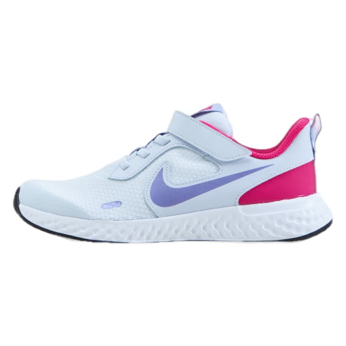Revolution 5 PS Little kids Pink/Grey, Unisex, Shoes, Trainers, White, UK K 11,5