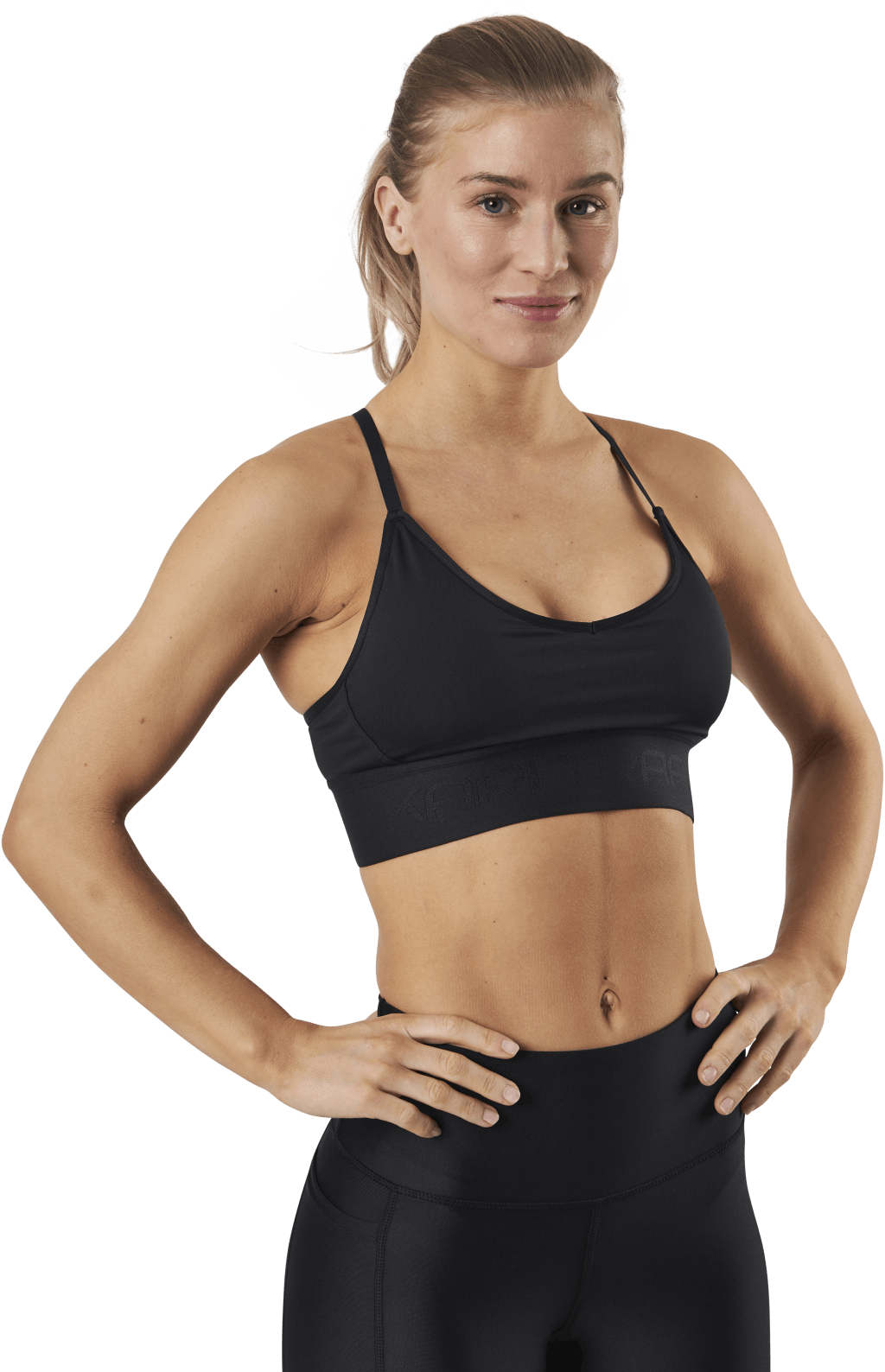 Var Black, Female, Kleding, Sport bh, Training, Zwart, S