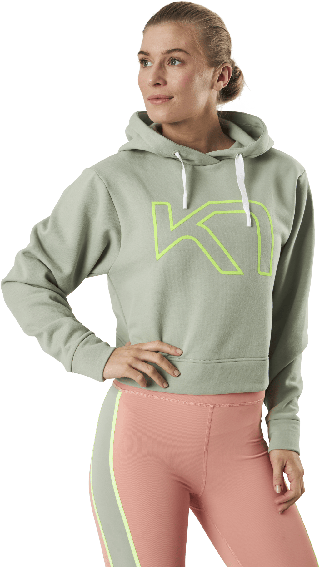 Vero Hood Green, Female, Apparels, Shirts, Workout, Green, S