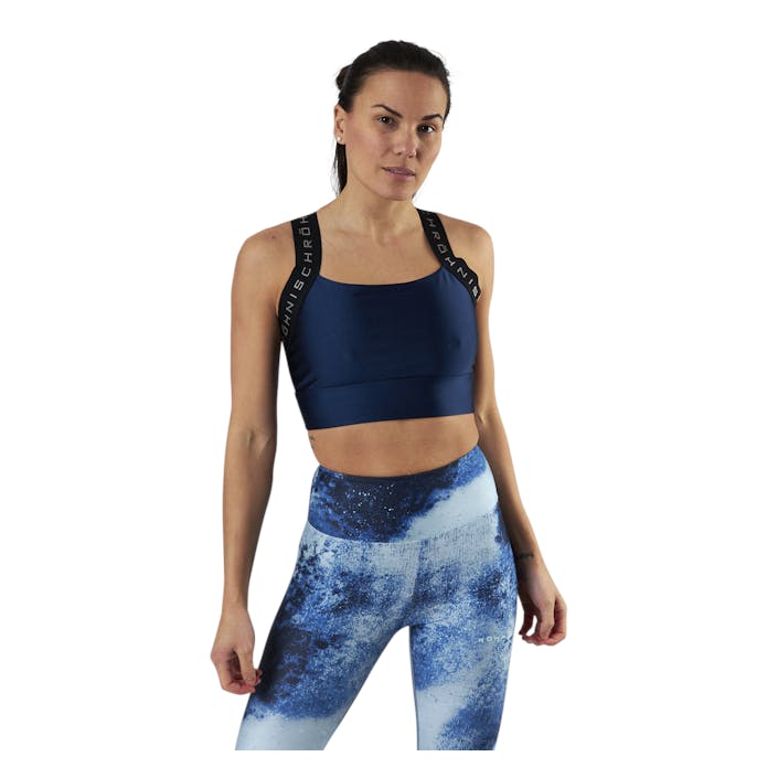 Shiny Kay Sports Bra Blue, Female, Vêtements, Soutien-gorge de sport, Courses, Bleu, XL