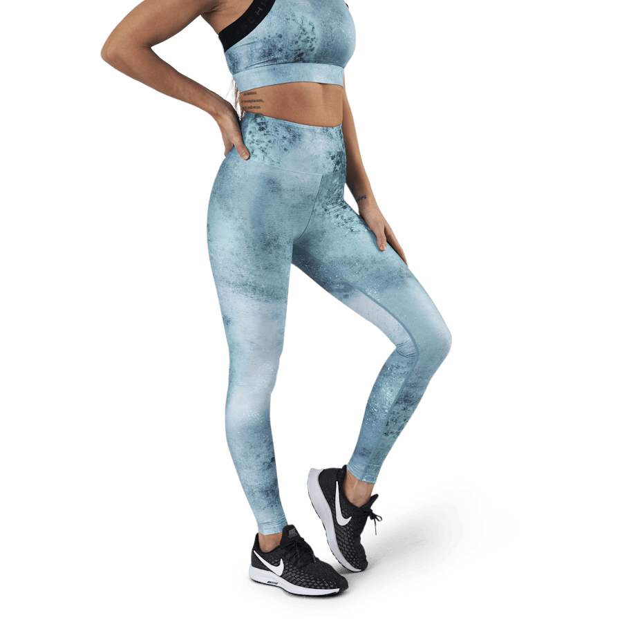 Flattering Keira Printed Tights Green