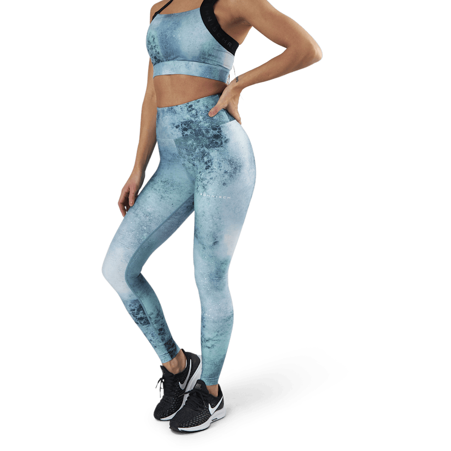 Flattering Keira Printed Tights Green - Bild 5