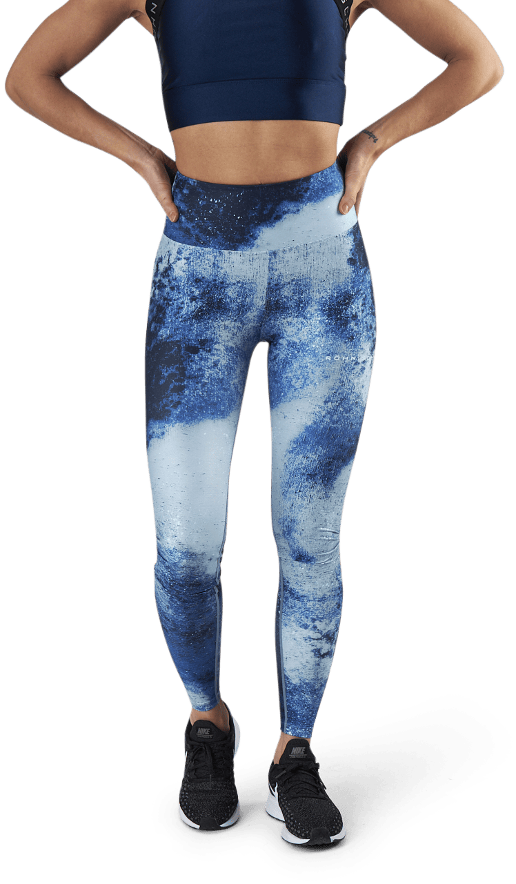 Flattering Keira Printed Tights Blue - Bild 2