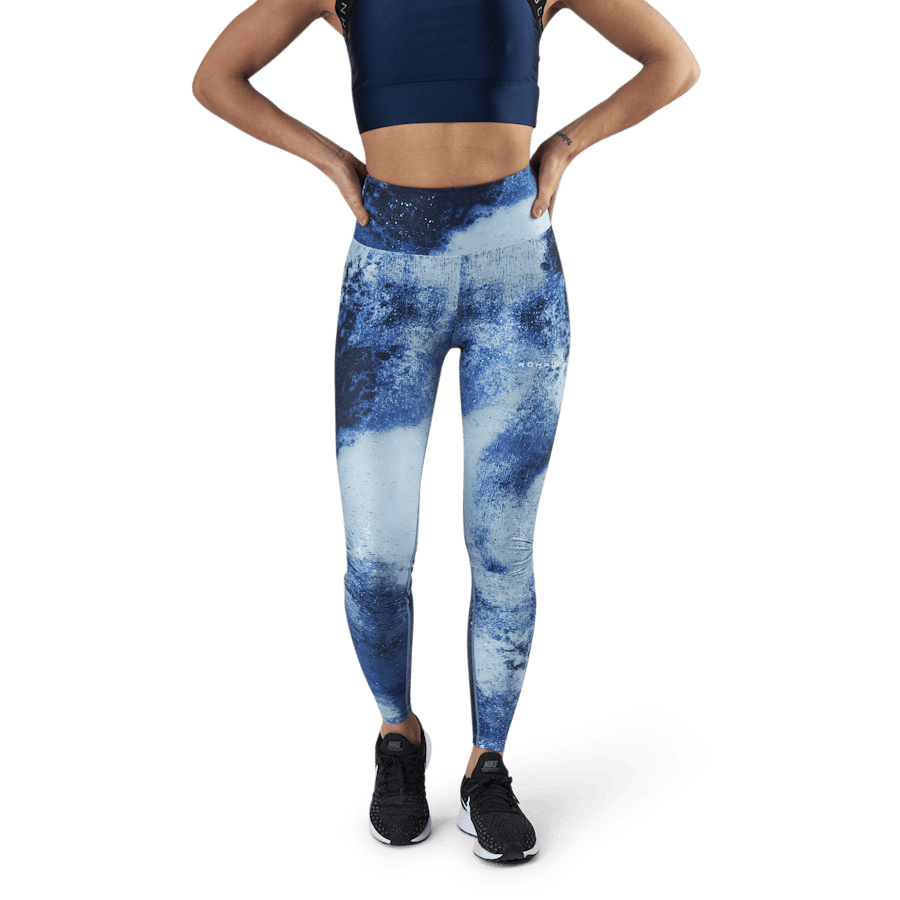 Flattering Keira Printed Tights Blue - Bild 2