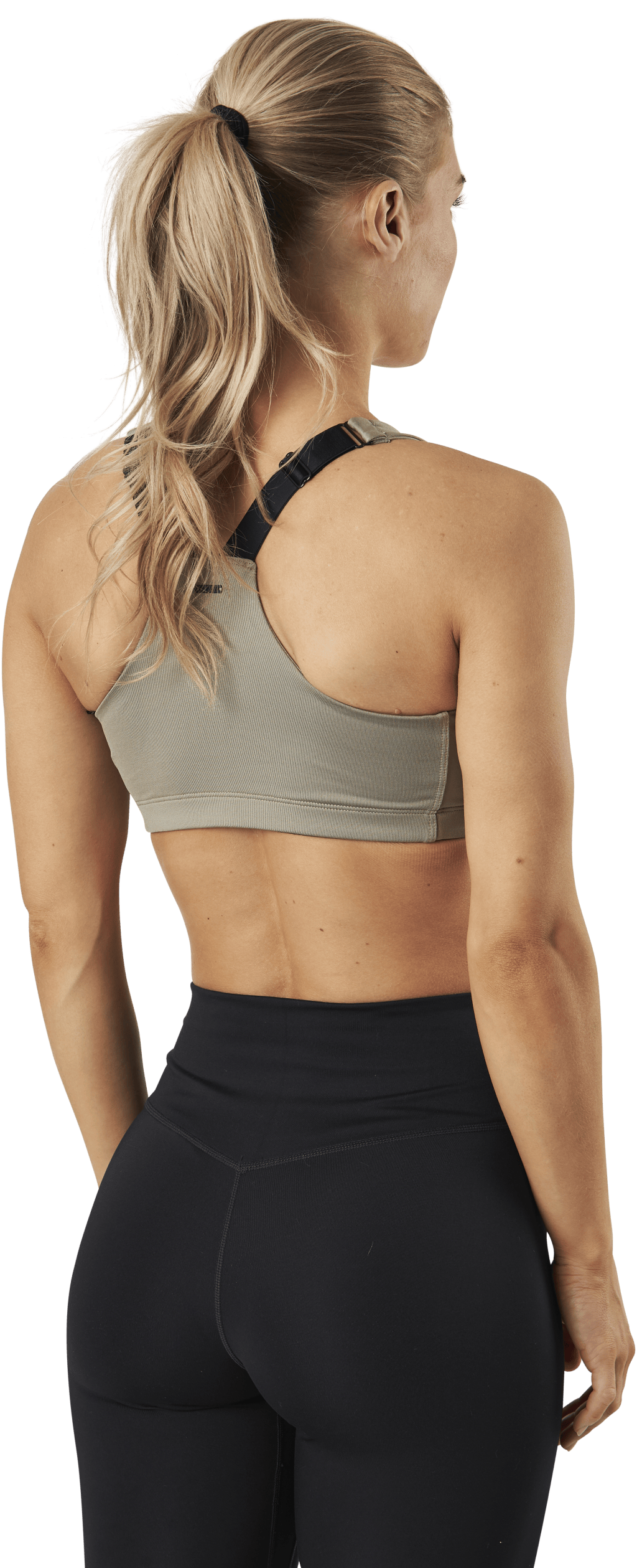 Front Zip Sports Bra Green - Bild 3