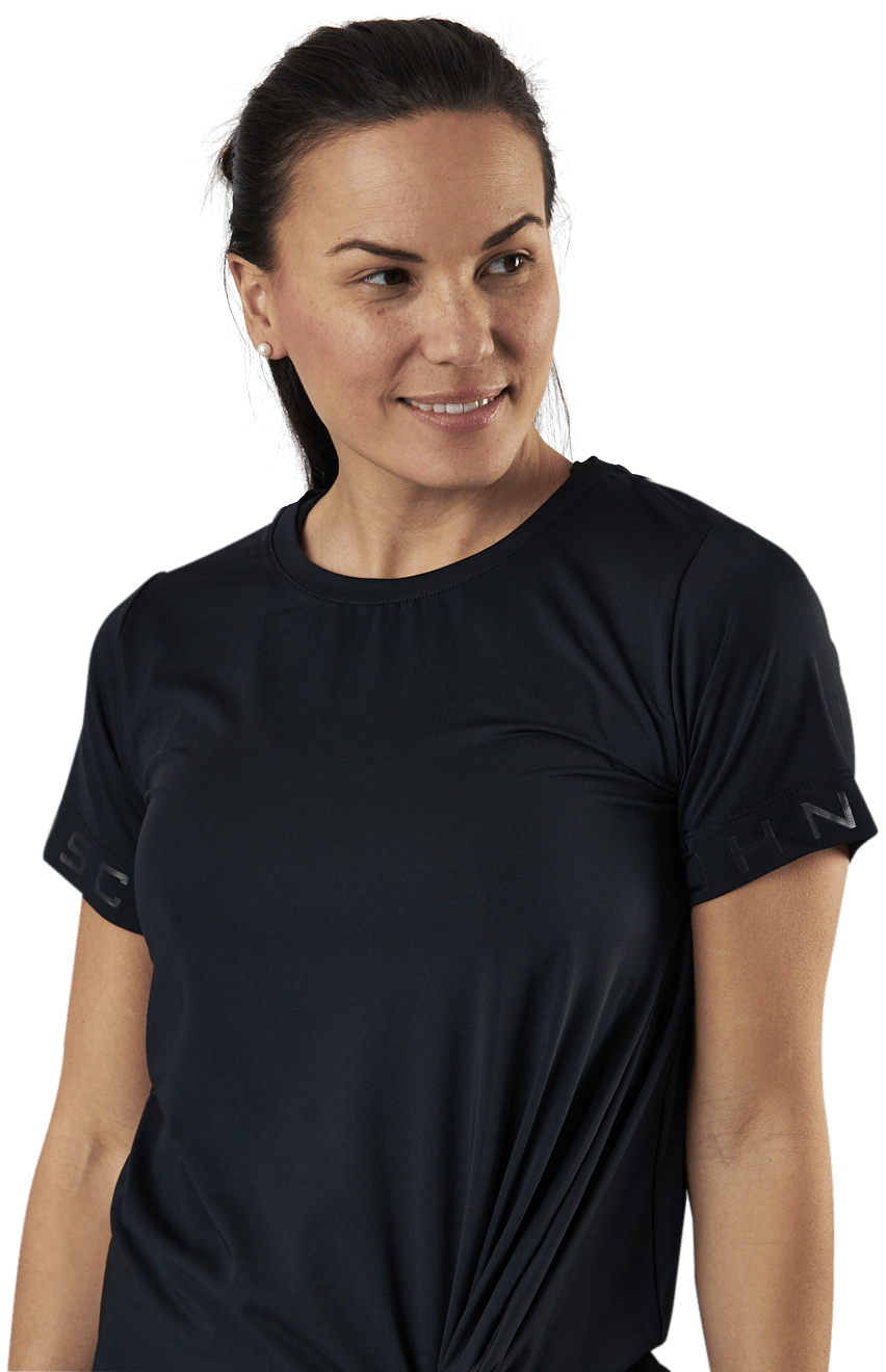 Jolie Knot Tee Black