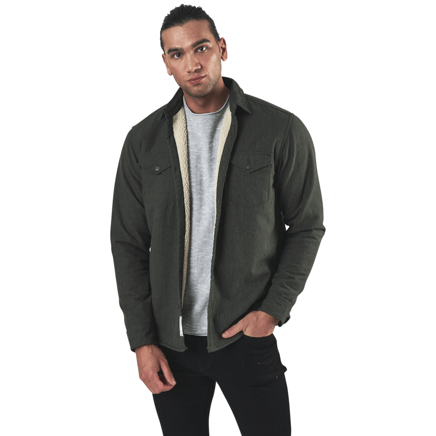 Hunter Check Overshirt L/S Black