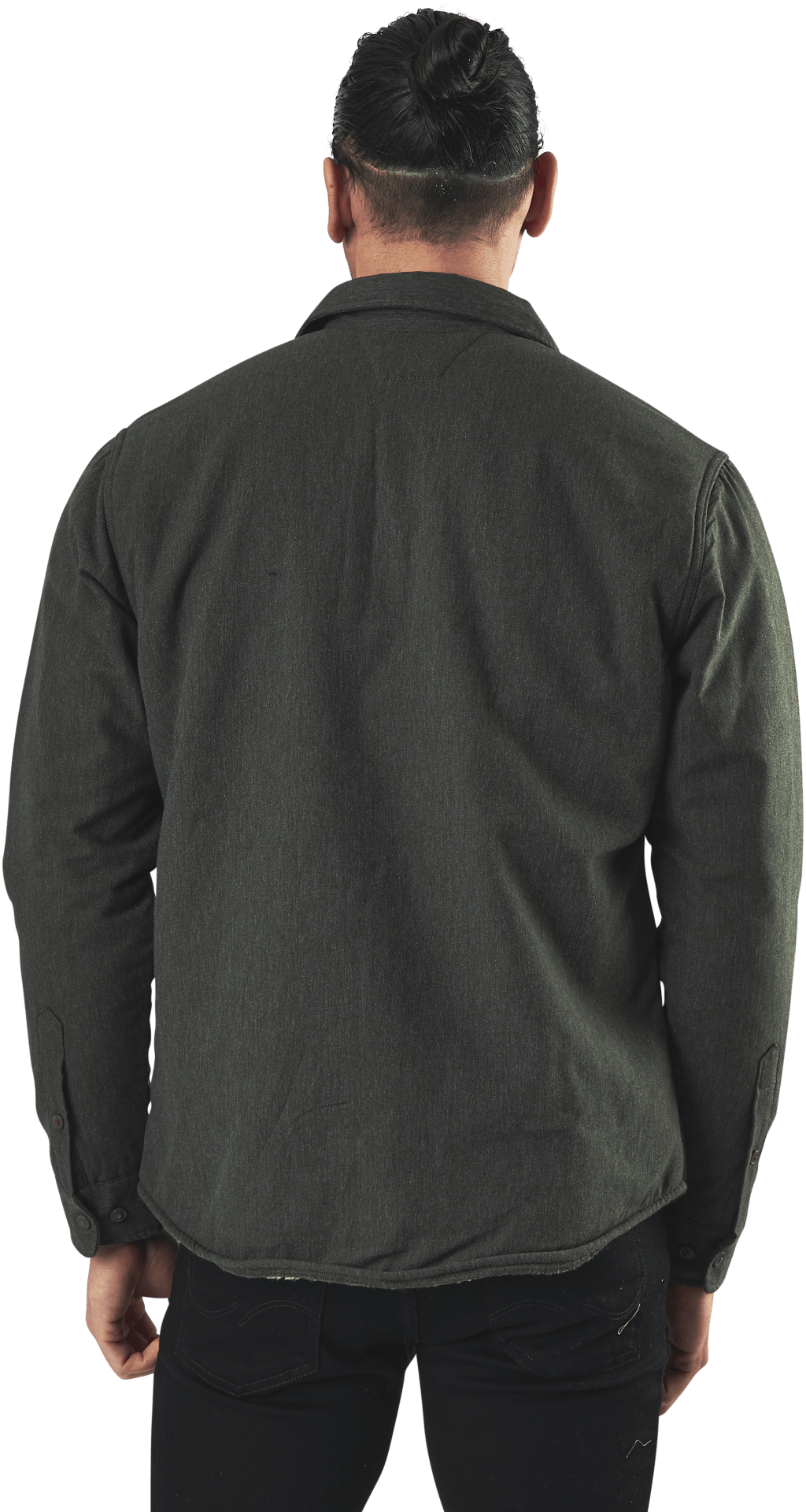 Hunter Check Overshirt L/S Black - Bild 2