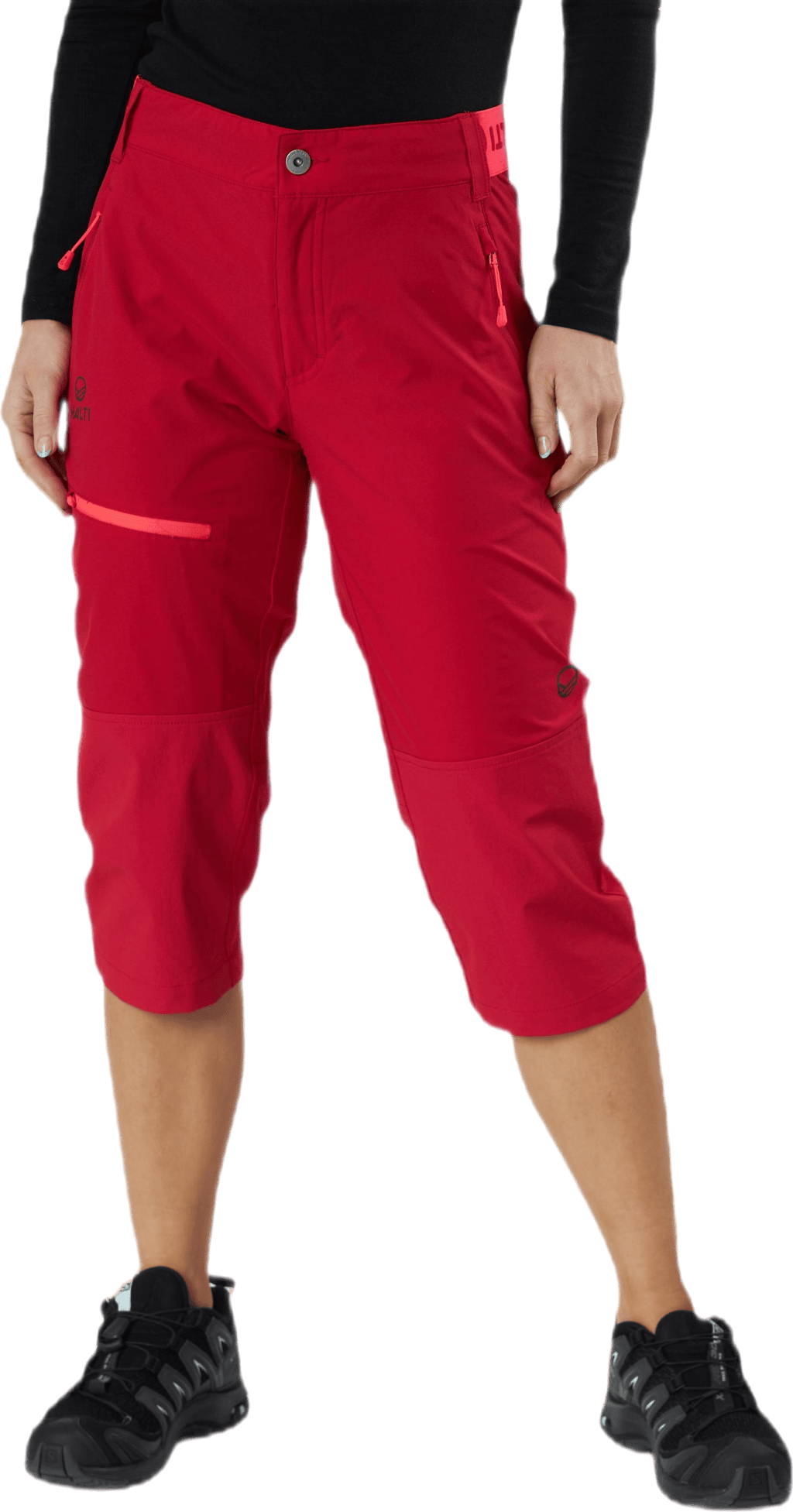 Pallas X-Stretch Lite Capri Pants Pink, Female, Bekleidung, Hosen, Rosa, 38