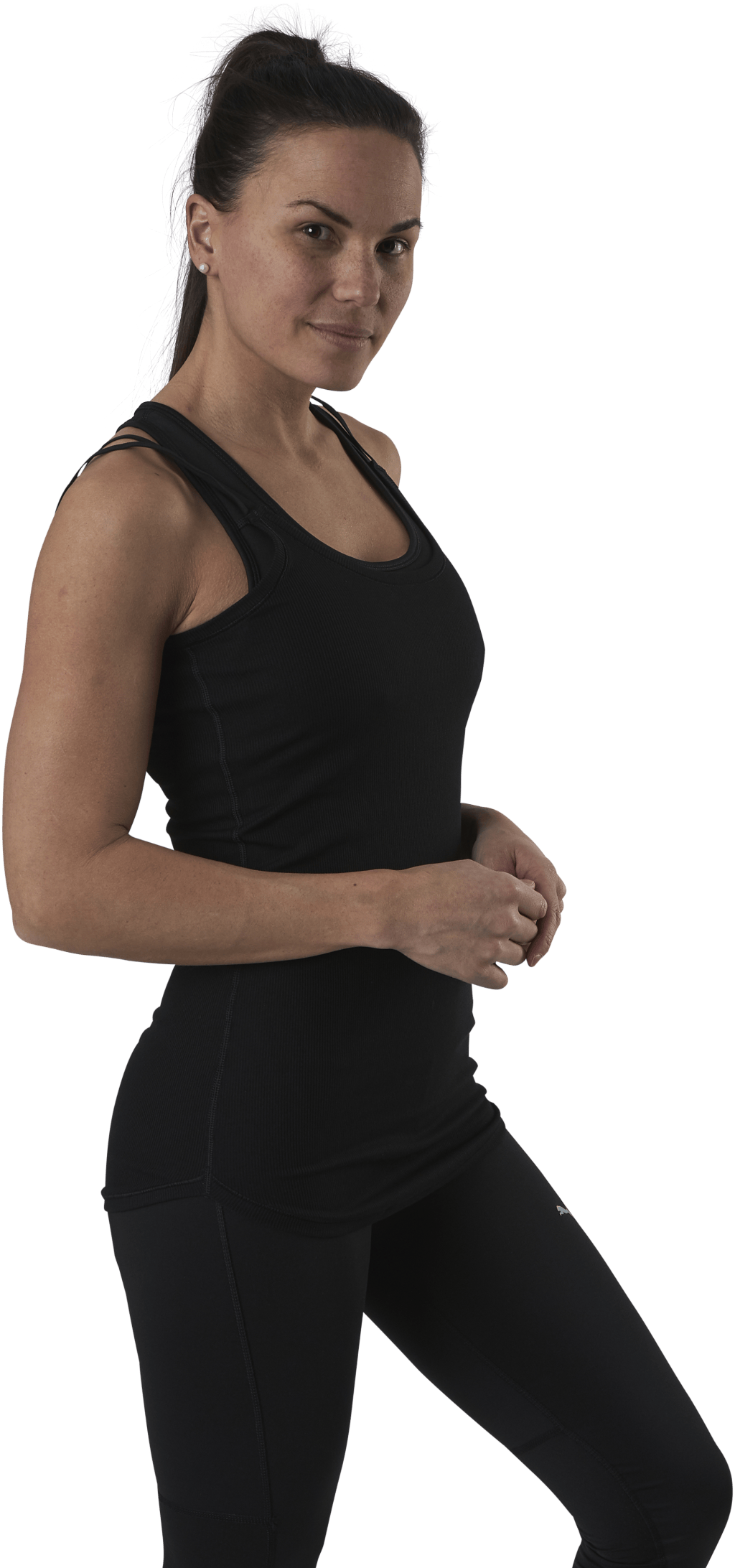 Studio Rib Tank Black - Bild 2