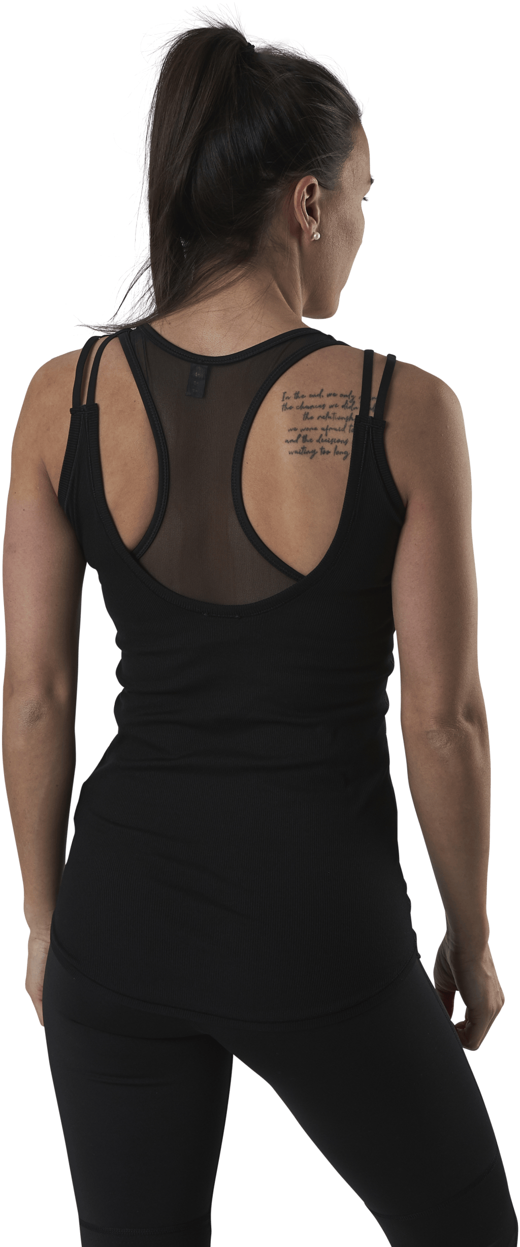 Studio Rib Tank Black - Bild 3