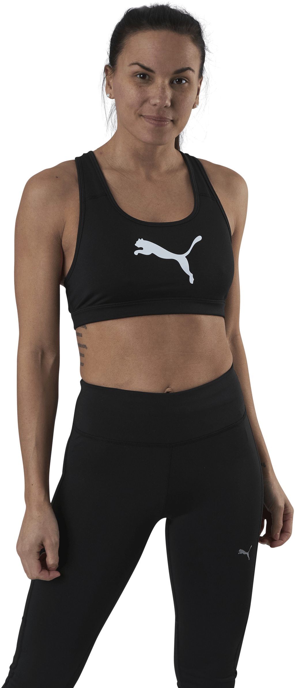 Mid Impact 4Keeps Bra Black, Female, Apparels, Sports Bras, Running, Black, S
