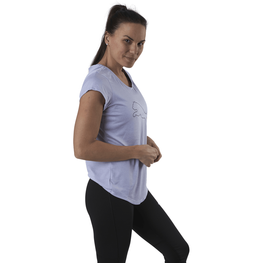 Performance Heather Cat Tee Purple - Bild 2