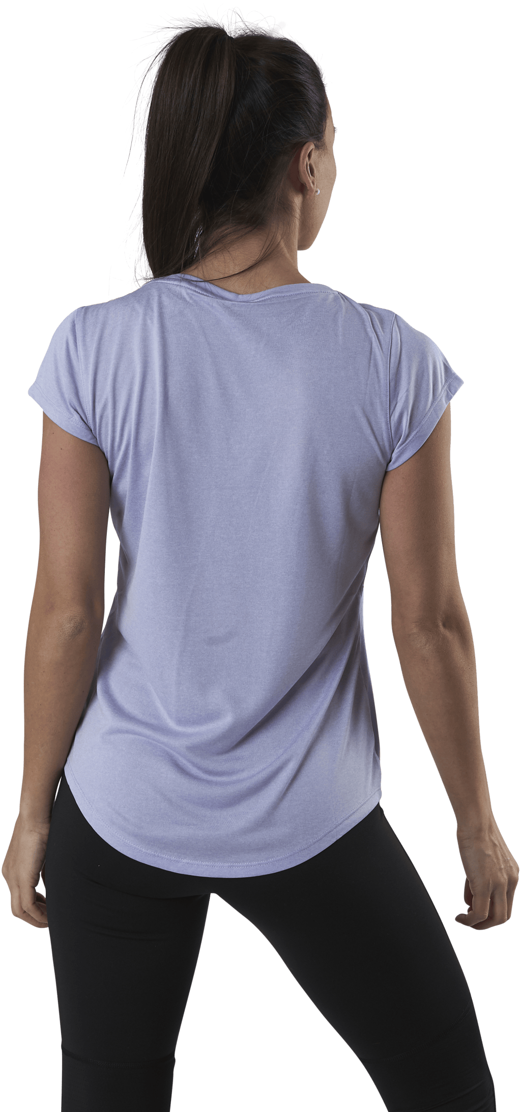 Performance Heather Cat Tee Purple - Bild 3