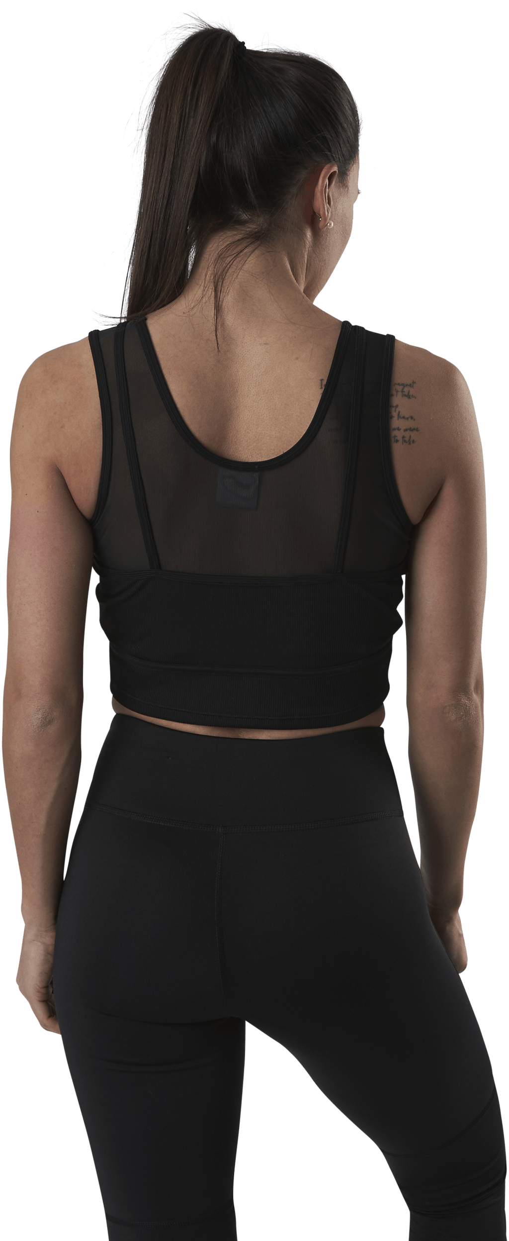 Studio Layered Crop Top Black - Bild 3