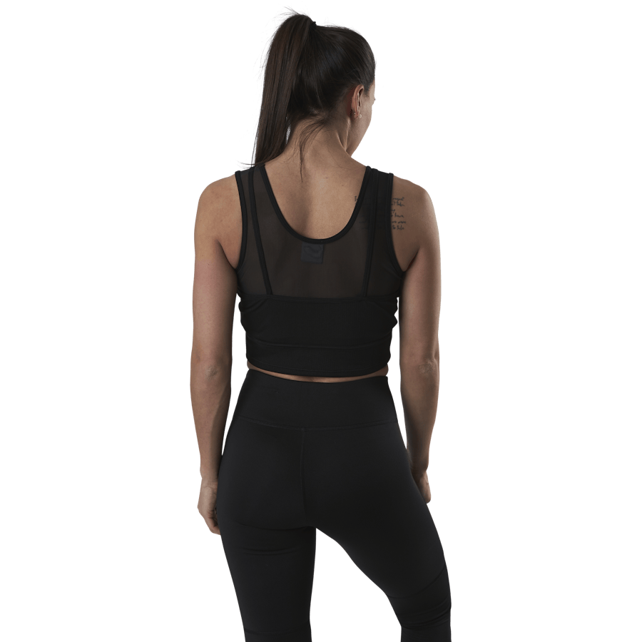 Studio Layered Crop Top Black - Bild 3