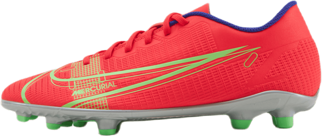 Vapor 14 Club FG/MG Silver/Red, Unisex, Skor, Fotbollskor, Fotboll, Röd, EU 45,5