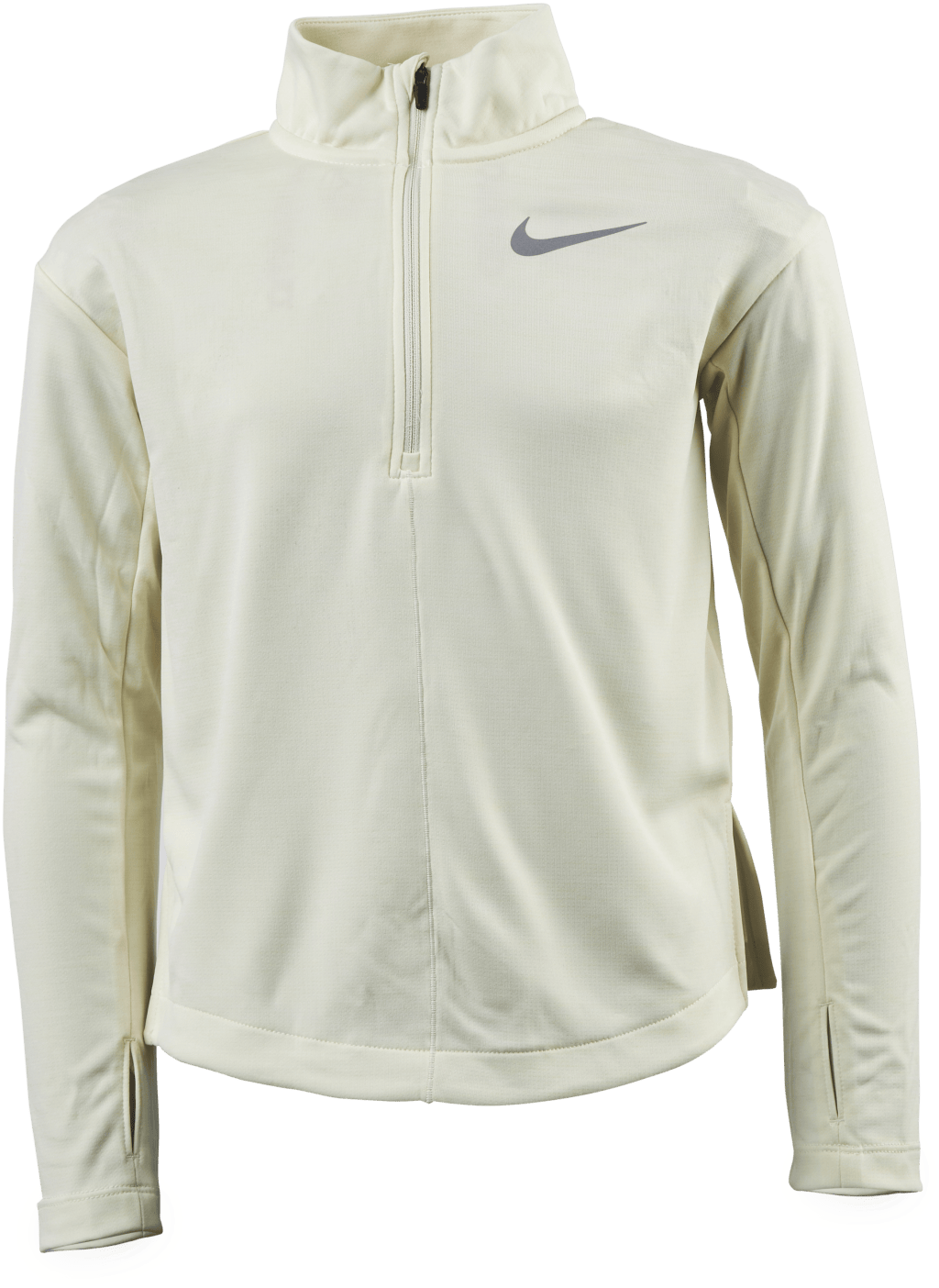 Half Zip Running Junior White, Unisex, Odzież, Koszule, Biały, XL
