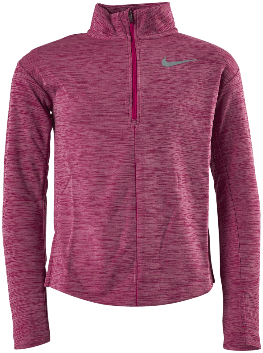 Half Zip Running Junior Purple, Unisex, Odzież, Koszule, Fioletowy, L