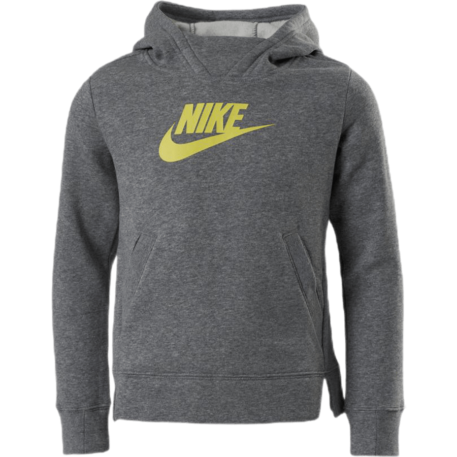 Girls Big Logo Pullover Grey/Yellow