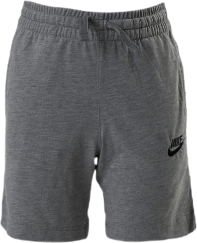 Sportswear Big Kids' (Boys') Jersey Shorts CARBON HEATHER/BLACK/BLACK, Unisex, Kläder, Shorts, Grå, S