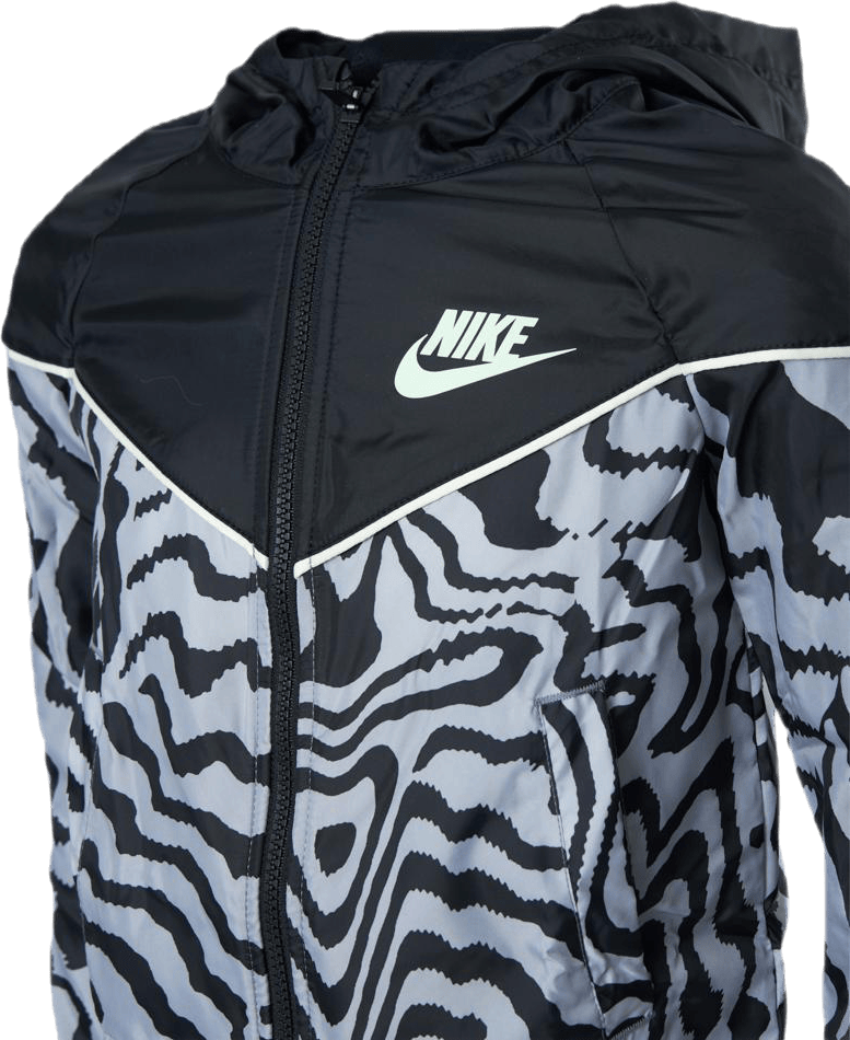 NSW Windrunner AOP Jacket Black - Bild 4