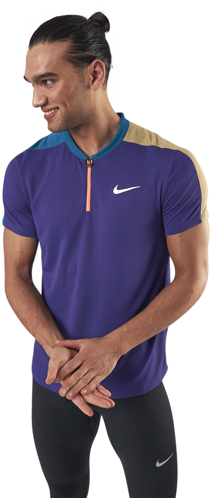 Court Breathe Slam Polo Purple/Green - Bild 4