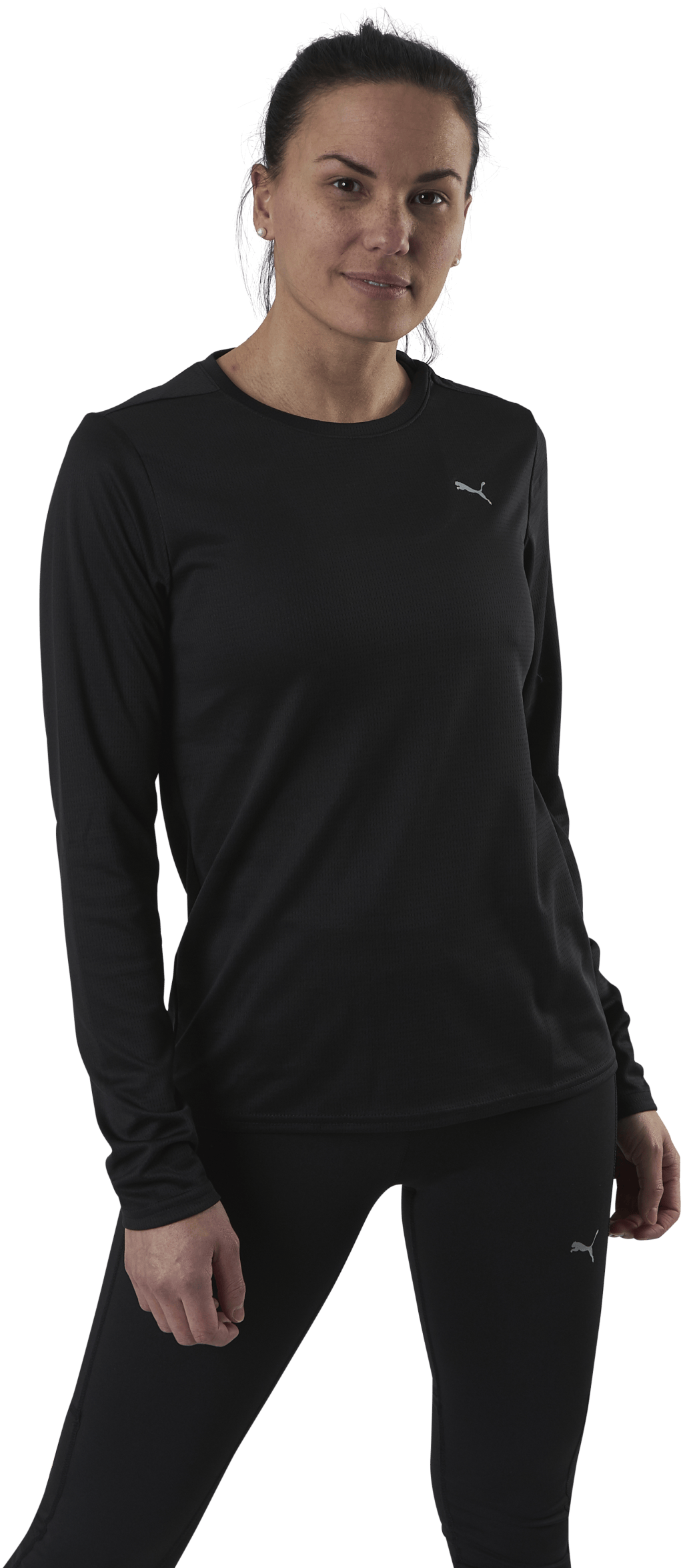 Favorite Ls Tee Black, Female, Apparels, Shirts, Running, Black, XL