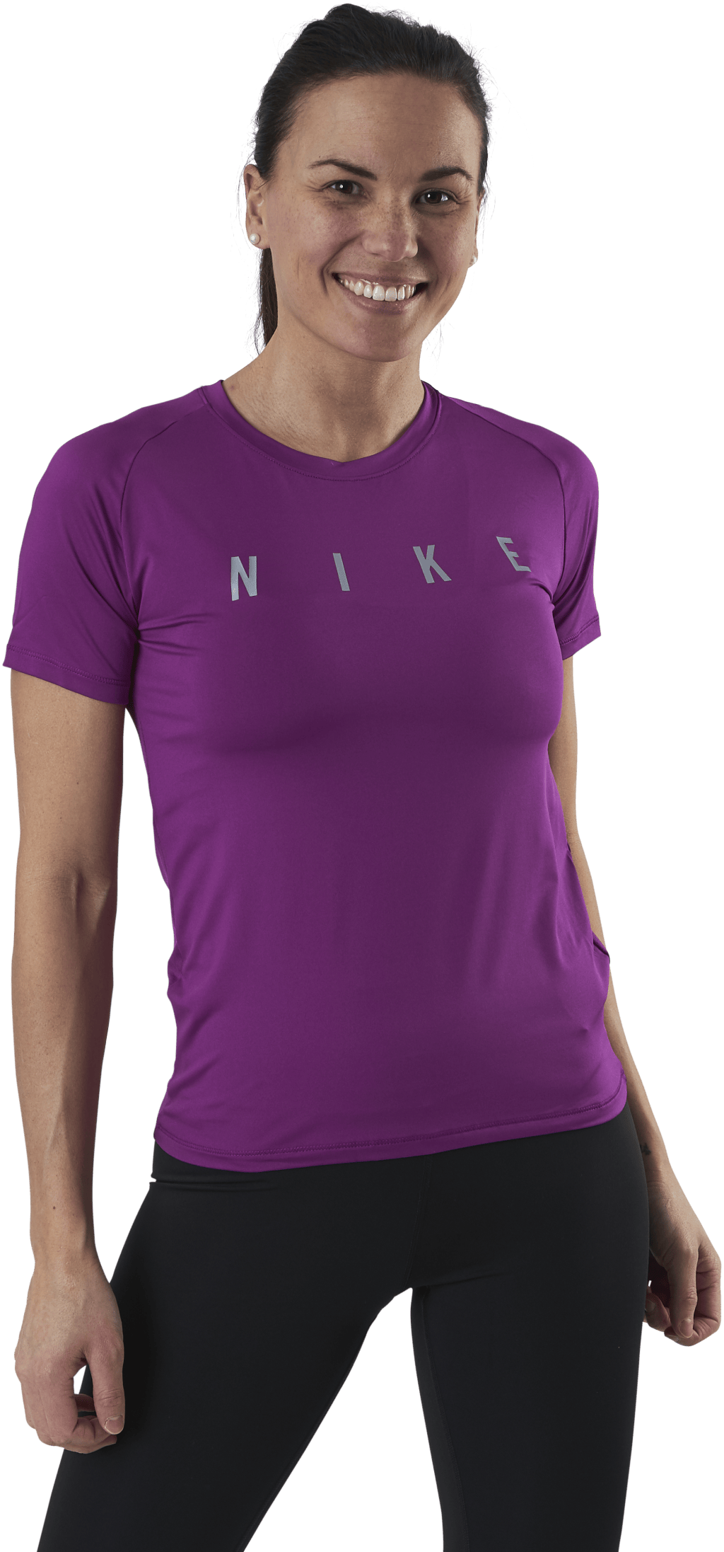 Miler Run Division Top SS Purple, Female, Odzież, Podkoszulek, Bieganie, Fioletowy, S