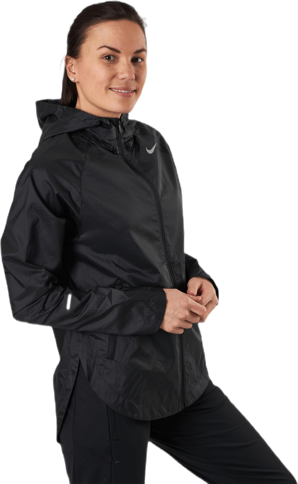 nike essential run division jacket dam