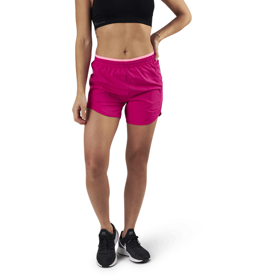 Tempo Luxe 5" Running Short Silver/Red - Bild 3