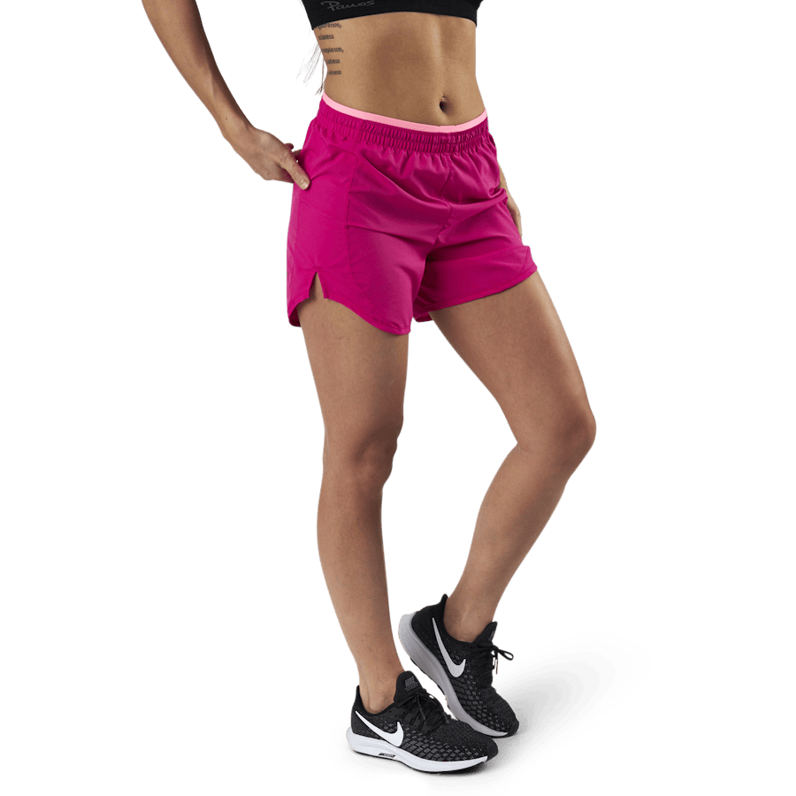 Tempo Luxe 5" Running Short Silver/Red - Bild 6