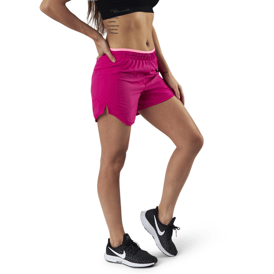 Tempo Luxe 5″ Running Short Silver/Red