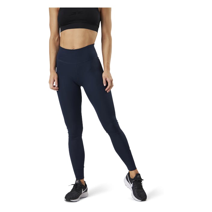 One Mid Rise Tight 2.0 Blue/White, Female, Apparels, Leggings, Workout, Black, XL