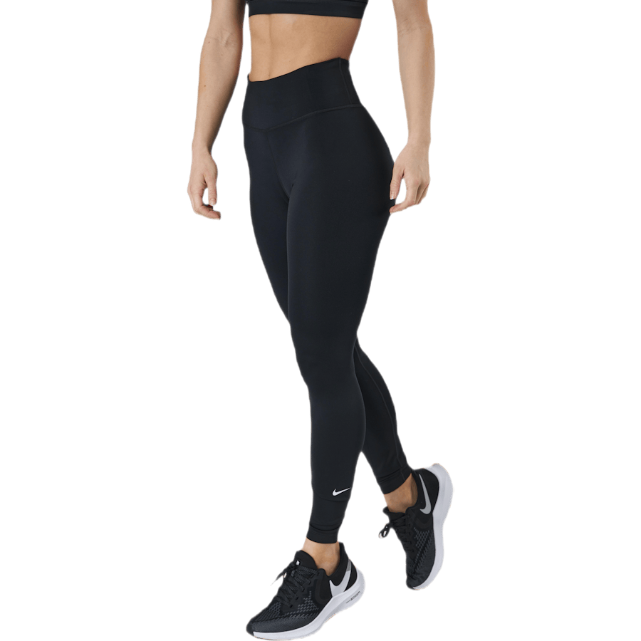 Dri-FIT One Women's Mid-Rise Leggings BLACK/WHITE - Bild 2