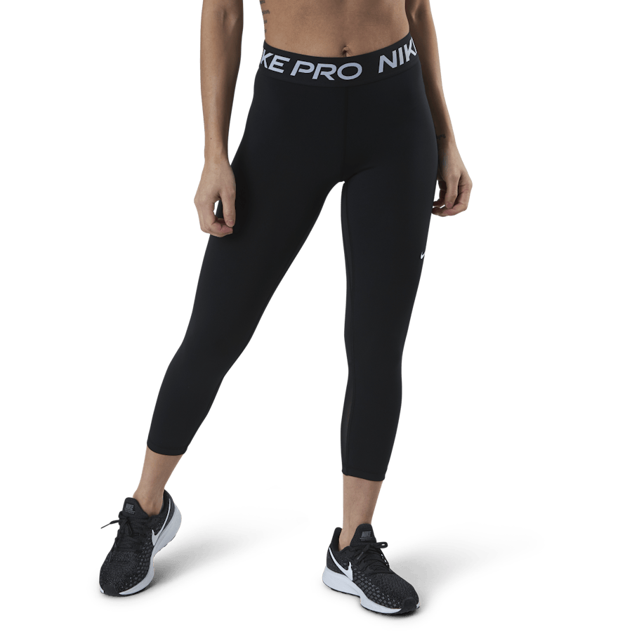 Nike Pro 365 Women’s Mid-Rise Crop Leggings BLACK/WHITE