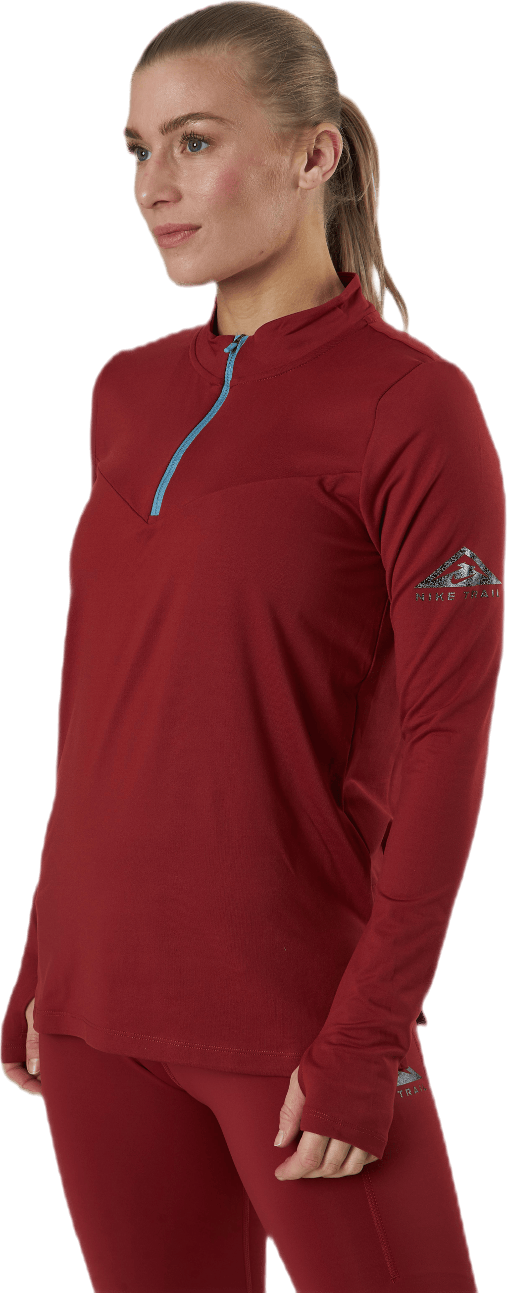 Element Trail Midlayer Patterned, Female, Klær, Skjorter, Løping, Rød, XS