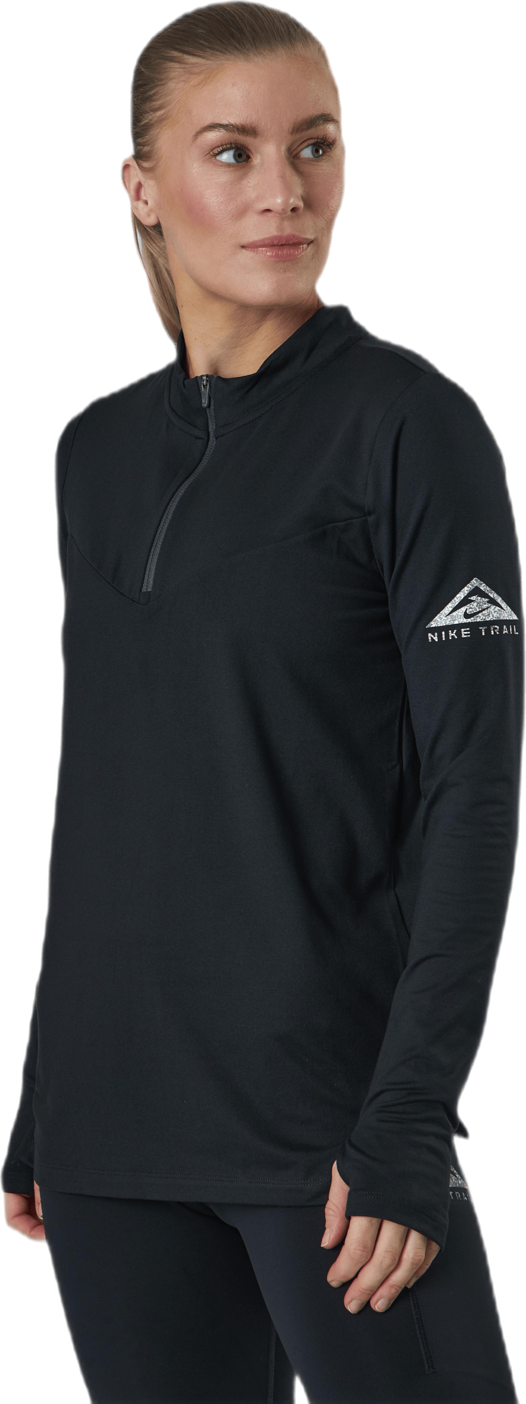 Element Trail Midlayer Black/Silver, Female, Apparels, Shirts, Running, Black, L