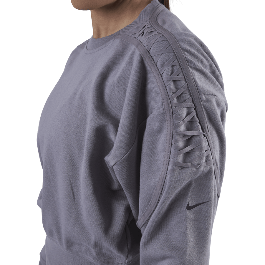 Therma Cropped Fleece LS Crew Purple - Bild 5