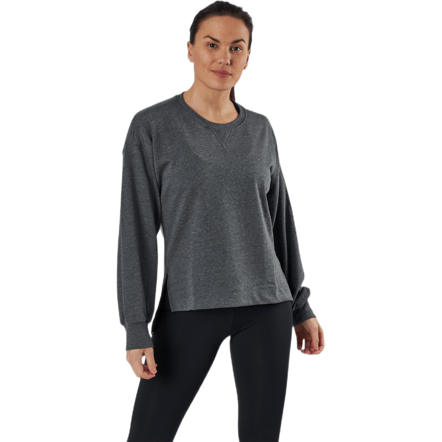 Yoga French Terry Fleece LS Black/Grey