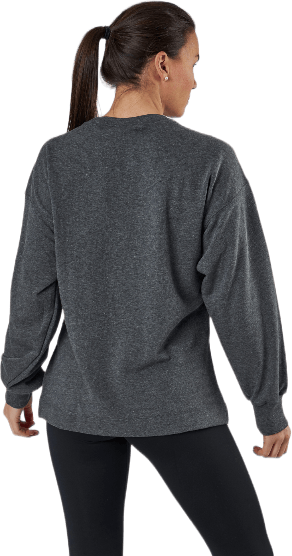 Yoga French Terry Fleece LS Black/Grey - Bild 2