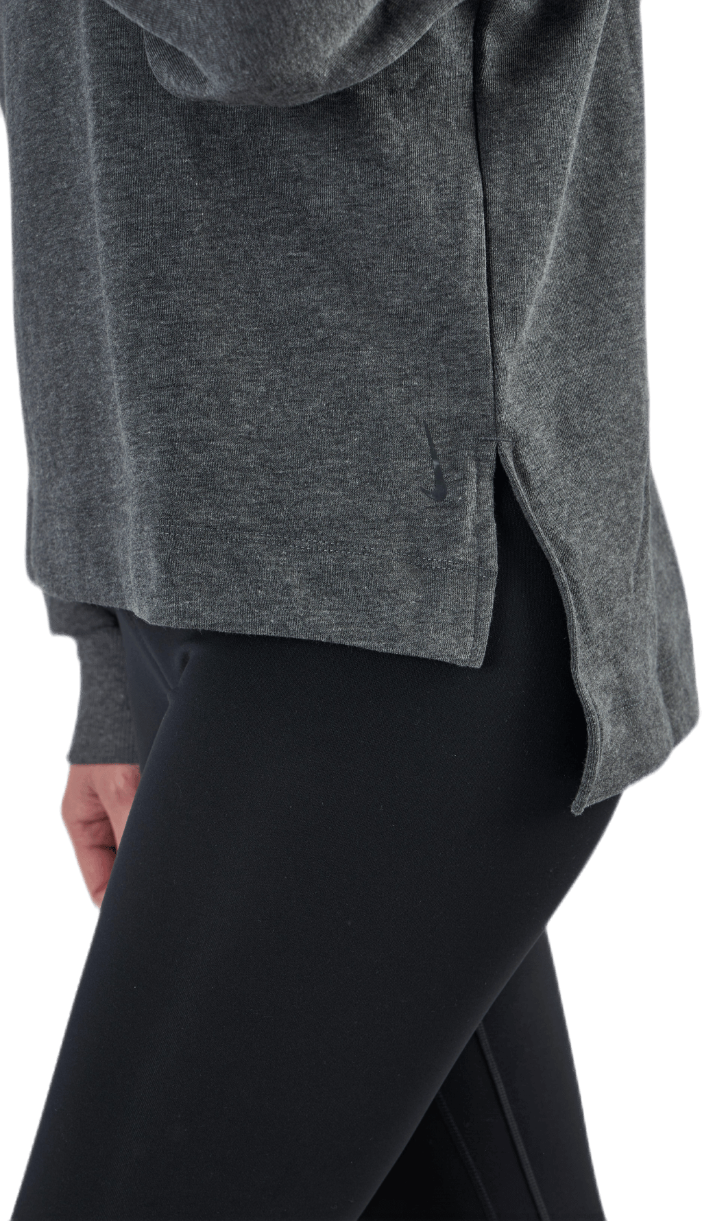Yoga French Terry Fleece LS Black/Grey - Bild 4