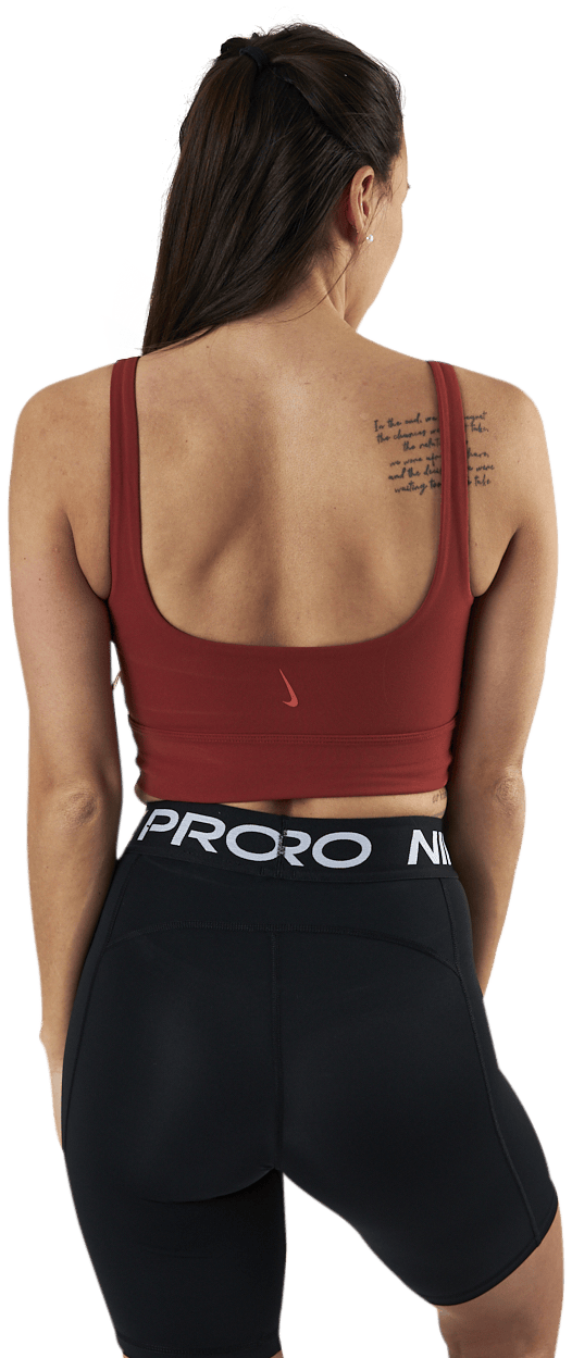 Nike Yoga Luxe Crop Top Orange - Bild 3