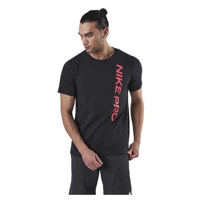 Pro Burnout SS Top Black/Red, Male, Odevy, Tričko, Posilovať, Čierna, M
