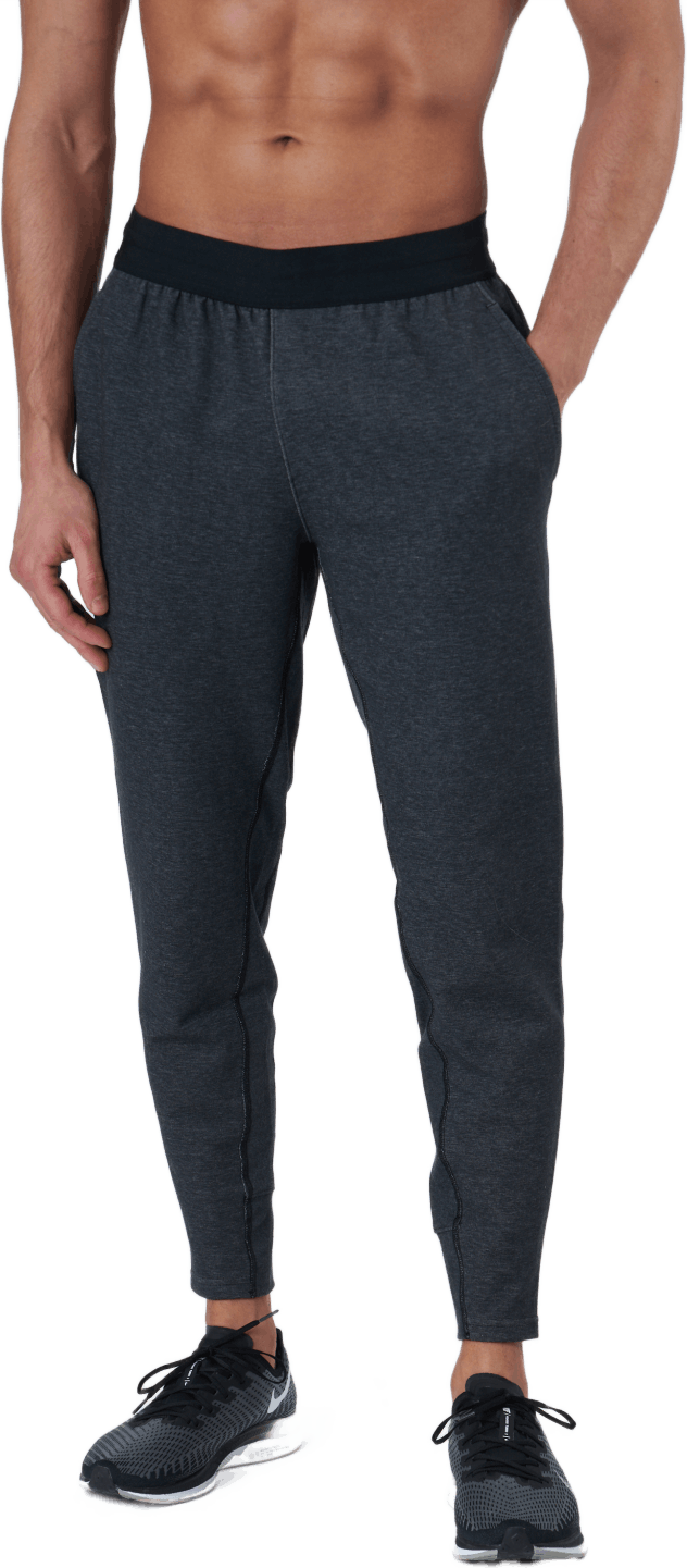 Fleece Pant Restore Black, Male, Klær, Bukser, Yoga, Svart, L