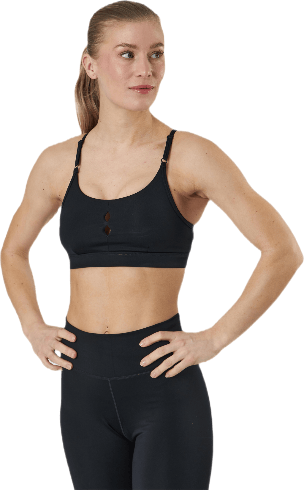 Yoga Indy Essentials Bra Black/Grey - Bild 2