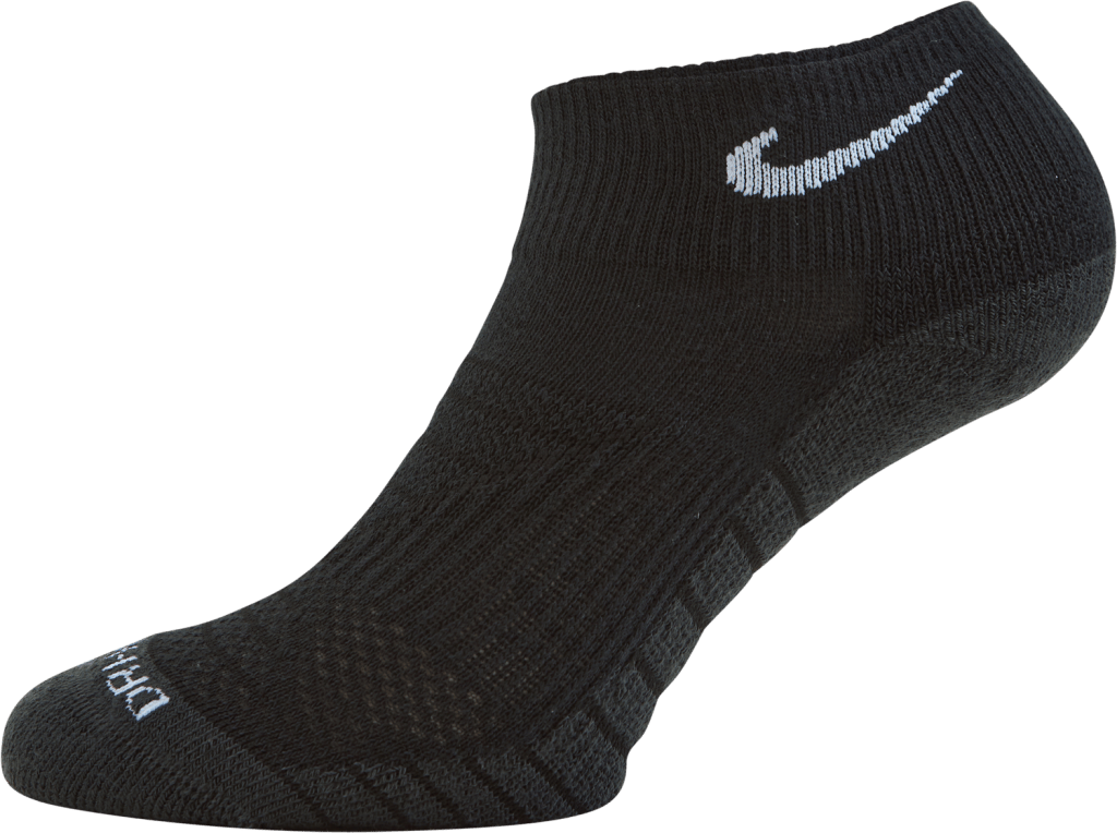 Everyday Max Cushioned White/Black/Grey, Unisex, Apparels, Socks, Workout, Black, M