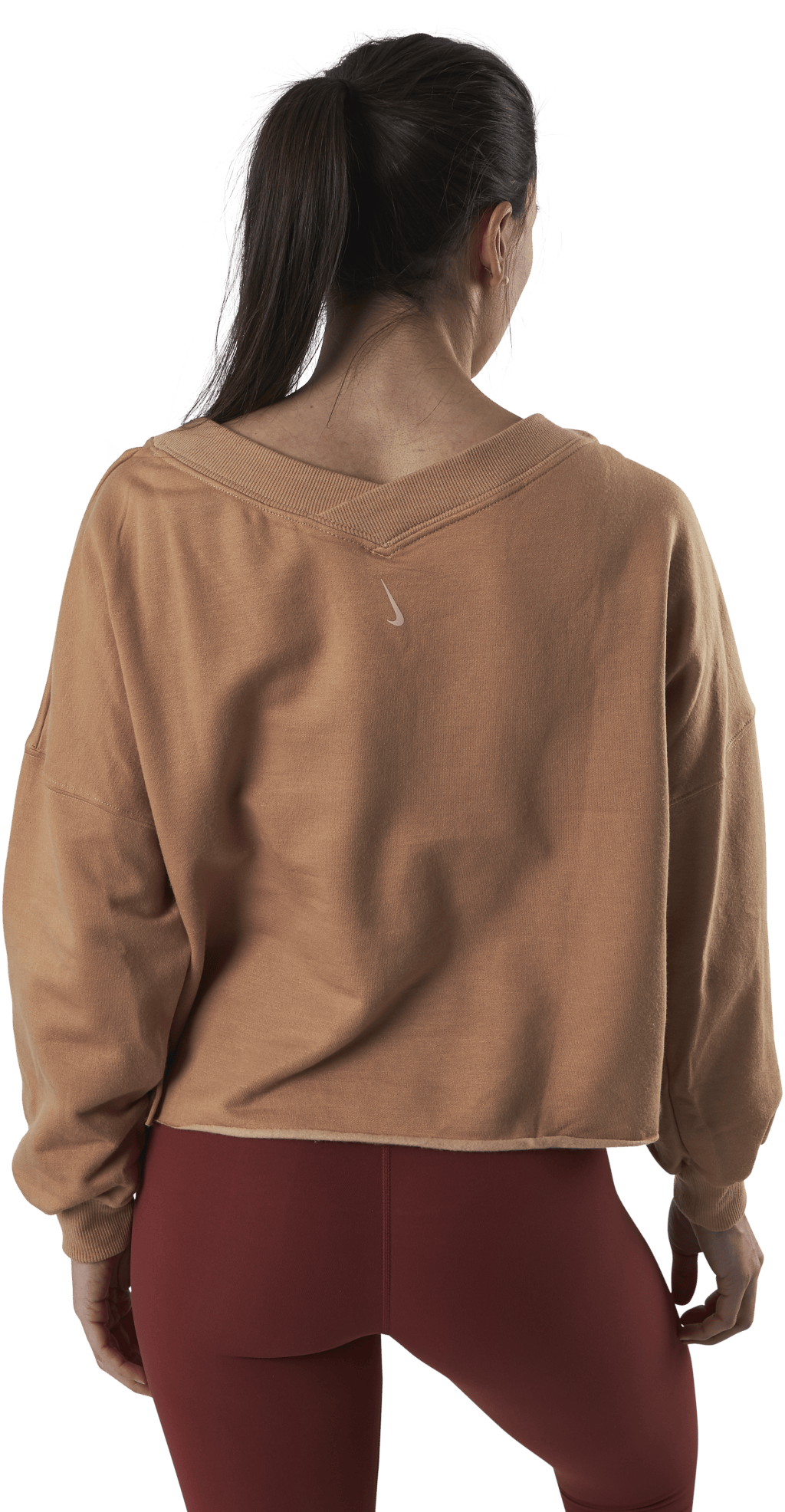 Yoga Off-Mat Fleece V-Neck Pink/White - Bild 3