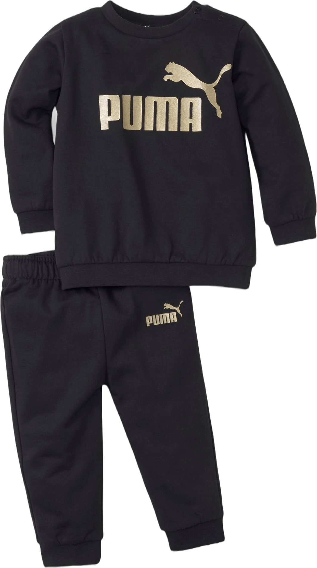 Minicats ESS Crew Jogger Black, Unisex, Apparels, tracksuits & sets, Black, 86