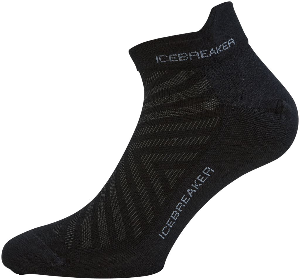 Run+ Ultralight Micro Black, Male, Bekleidung, Socken, Laufen, Schwarz, S